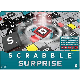 Mattel Games Scrabble Rodzinny zestaw liter z pułapkami