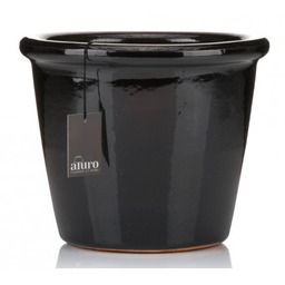 Czarna Osłonka Na Doniczkę Aluro Angio