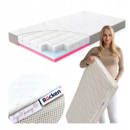 Materac 200x70 Piankowy Rucken Fizjomommy Dziecięcy Antyalergiczny 70x200