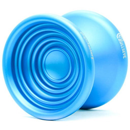 Yoyo Aluminiowe YoYoFactory Bullseye Niebieskie, gra zręcznościowa