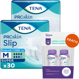Zestaw Tena Slip ProSkin Super, pieluchomajtki, rozmiar M,