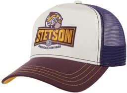 Czapka Trucker Hot Dog Boy by Stetson, fioletowy,