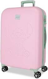 Joumma Disney Travelling with Stitch Walizka Medium Pink