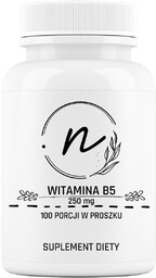 Suplement diety, NaturePRO Witamina B5 Kwas pantotenowy 250