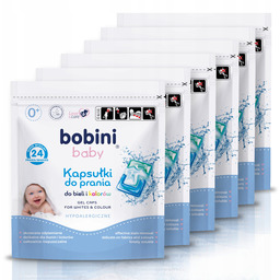 Bobini Baby Kapsułki do Prania Białe Kolor 144