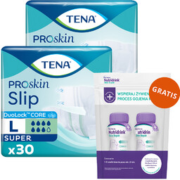 Zestaw Tena Slip ProSkin Super, pieluchomajtki, rozmiar L,