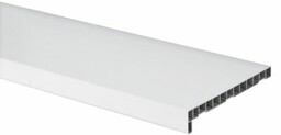 Parapet wewnętrzny PVC 25 x 99 cm biały