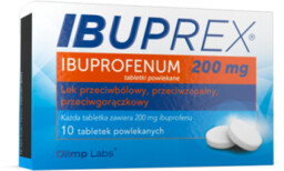 Ibuprex ibuprofen 200 mg,10 tabl.