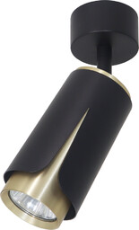 FLOWER BLACK GOLD SPOT 1xGU10