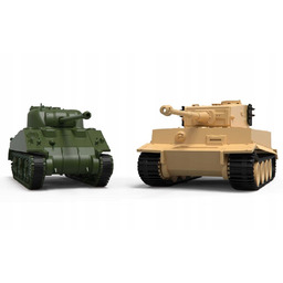 Czołg do sklejania Zestaw Tiger 1 + Sherman