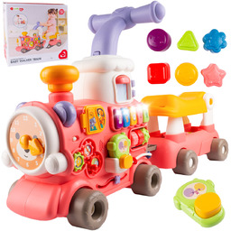 Jeździk Pociąg z Wagonikiem Pchacz Ciuchcia Lokomotywa Zabawka