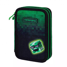 Piórnik 2zam Wyp Pixel Hero Astra Fol Astra