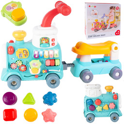 Jeździk Pociąg Lokomotywa z Wagonikiem Pchacz Ciuchcia Zabawka