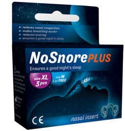 NoSnore Plus, wkładki do nosa, rozmiar XL x
