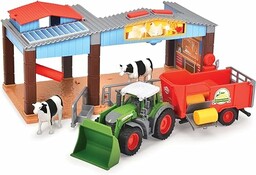 Dickie Toys 203735003 Stacja farma gospodarcza z traktorem