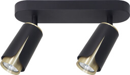 FLOWER BLACK GOLD SPOT 2xGU10