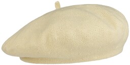 Beret Bawełniany Biskaya by Lipodo, żółty pastelowy