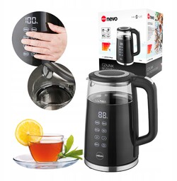 Czajnik Elektryczny Bezprzewodowy Szklany 1,7l C530 Regulacja Temperatury