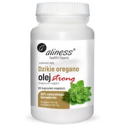 ALINESS Dzikie oregano olej 100% - 90 kapsułek