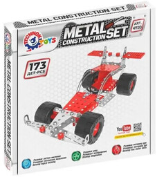 Zestaw konstrukcyjny metalowy wyścigówka - Technok