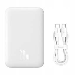 Powerbank bezprzewodowy Baseus 6000 mAh biały