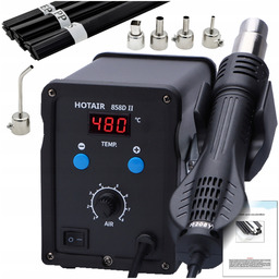 Spawarka Plastiku Hotair 858D II Zestaw5 Dysz dysza