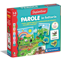 Clementoni Sapientino Farma, 1 rok, fiszki, karty edukacyjne