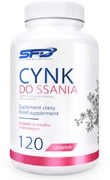 SFD Cynk do ssania, smak malinowy, 120 tabletek