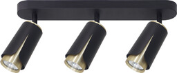 FLOWER BLACK GOLD SPOT 3xGU10