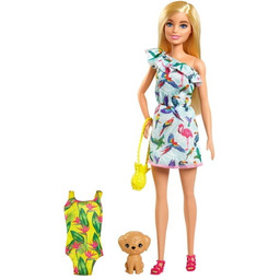 Barbie Dreamhouse Adventures Barbie i siostry Wakacyjna lalka
