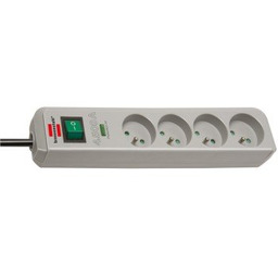 Listwa przeciwprzepięciowa BRENNENSTUHL Ecoline, 4 gniazda, 1.5 m
