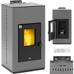 Piec piecyk kominek na pellet z płaszczem wodnym