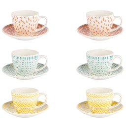Tognana Iris Aqua Zestaw Espresso 6x Filiżanka