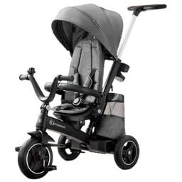KINDERKRAFT Trójkołowiec Easytwist Siedzisko 360 Szary