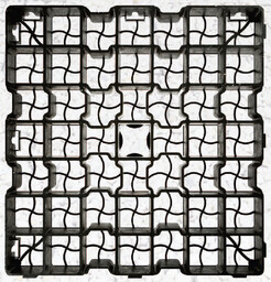 Płyta kratka trawnikowa - panel trawnikowy - krata