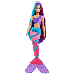 Barbie, lalka Syrena Fantazja z długimi włosami