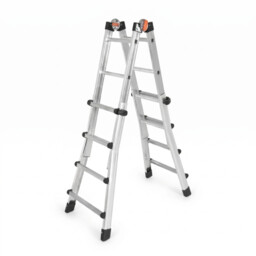 Drabina aluminiowa teleskopowa 4,7m GIERRE 4+4 na schody