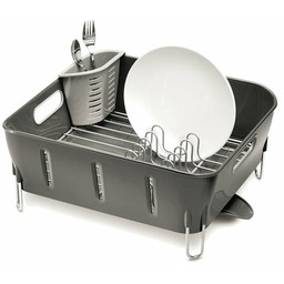 Simplehuman Ociekacz do naczyń Compact, szary, szary