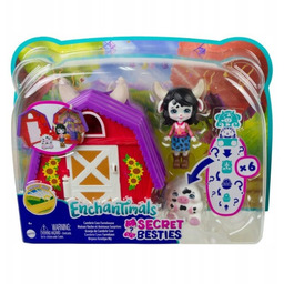 Enchantimals, domek zwierzaczki - niespodzianki, Cambrie Cow