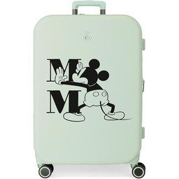 Disney Mickey Happiness Średniej walizki 48x70x28 cms Twarde