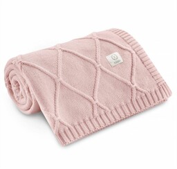 Yosoy Kocyk bawełniany Diamonds Powder Pink