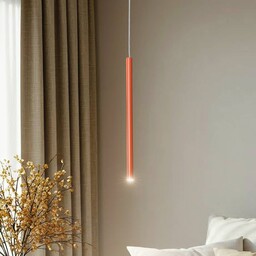 Lampa wisząca Sopel 1 SIGMA, możliwość ściemniania, czerwony,