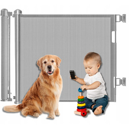 Bramka Barierka Ochronna Drzwi Schody 160 CM Zwijana