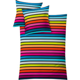 Kleine Wolke Pościel satynowa, Rimini Multicolor, 1-155 x