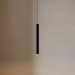 Lampa wisząca LED Lindby Lumaro, czarna, 27 cm,