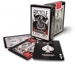 Karty Bicycle Black Tiger Red Pips