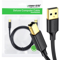 UGREEN Kabel US135 USB-A-USB-B 5m (czarny)