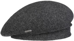 Beret Baskijski z Sukna Wełnianego by McBURN, antracytowy,