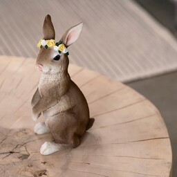 Figurka Flowerita z motywem królika