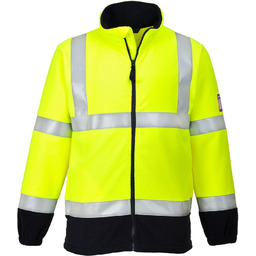 PORTWEST FR31 BLUZA POLAROWA OSTRZEGAWCZA TRUDNOPALNA I ANTYELEKTROSTATYCZNA;